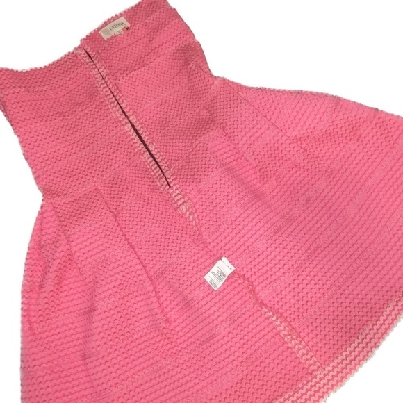 L'atiste Prom / Spring Formal Bandage Dress in Barbie Pink and Cream size Large - Picture 9 of 11